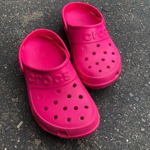 Hot Pink Crocs!